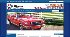 Desktop Screenshot of mustangpartsdirect.com